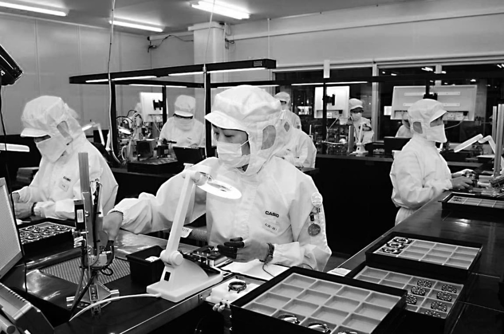 На фабрике Casio G-Shock