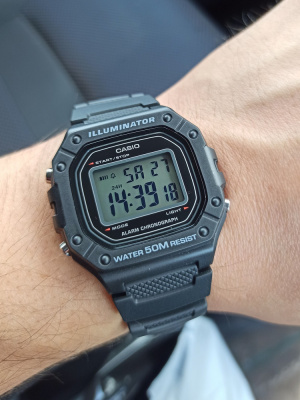 Часы наручные Casio W-218H-1AVEF